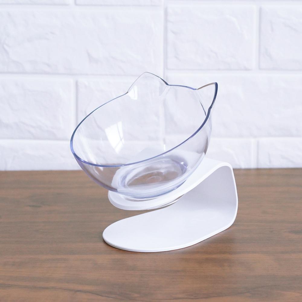 😻 ErgonomischerNapf mit Neigung – Süßes Katzenohr-Design