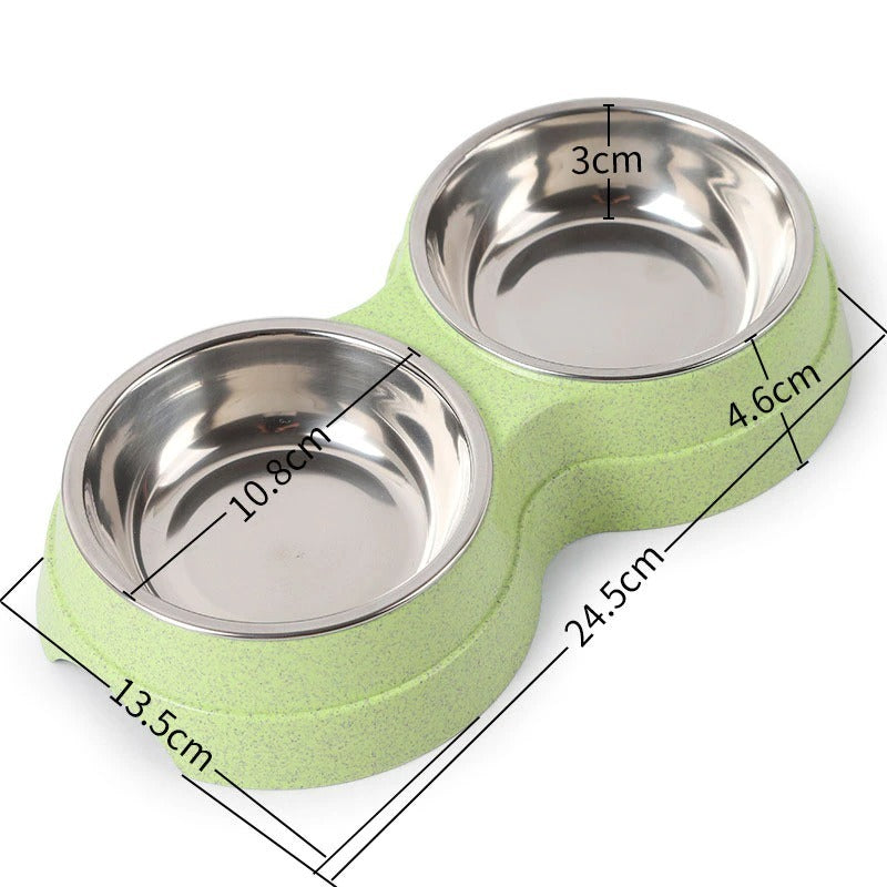 🥣 Doppelnapf für Hunde & Katzen – Futter & Wasser gleichzeitig