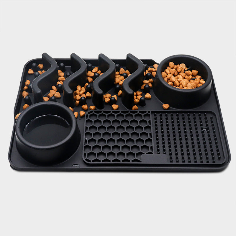 🦴 Silikon-Leckmatte für Hunde & Katzen – Slow Feeder