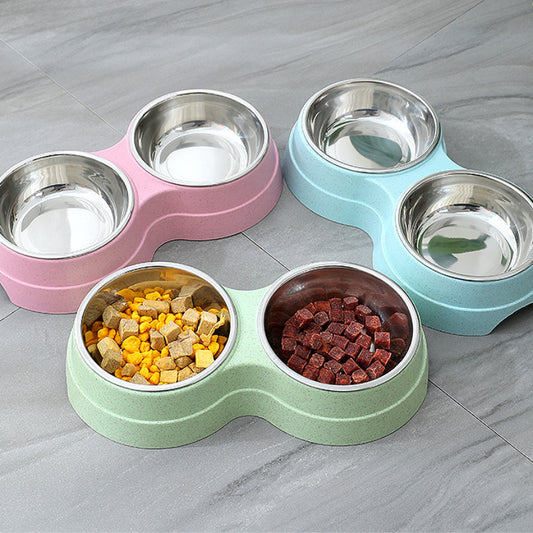 🥣 Doppelnapf für Hunde & Katzen – Futter & Wasser gleichzeitig