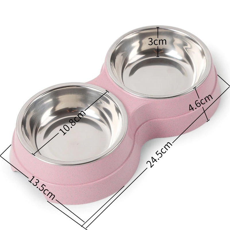 🥣 Doppelnapf für Hunde & Katzen – Futter & Wasser gleichzeitig