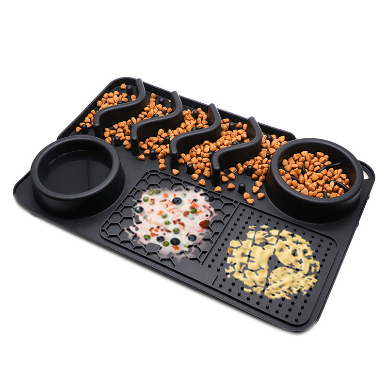 🦴 Silikon-Leckmatte für Hunde & Katzen – Slow Feeder
