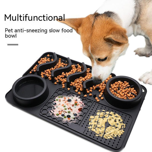 🦴 Silikon-Leckmatte für Hunde & Katzen – Slow Feeder