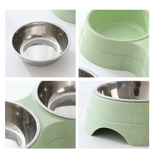 🥣 Doppelnapf für Hunde & Katzen – Futter & Wasser gleichzeitig