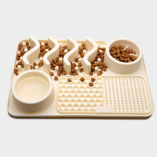 🦴 Silikon-Leckmatte für Hunde & Katzen – Slow Feeder