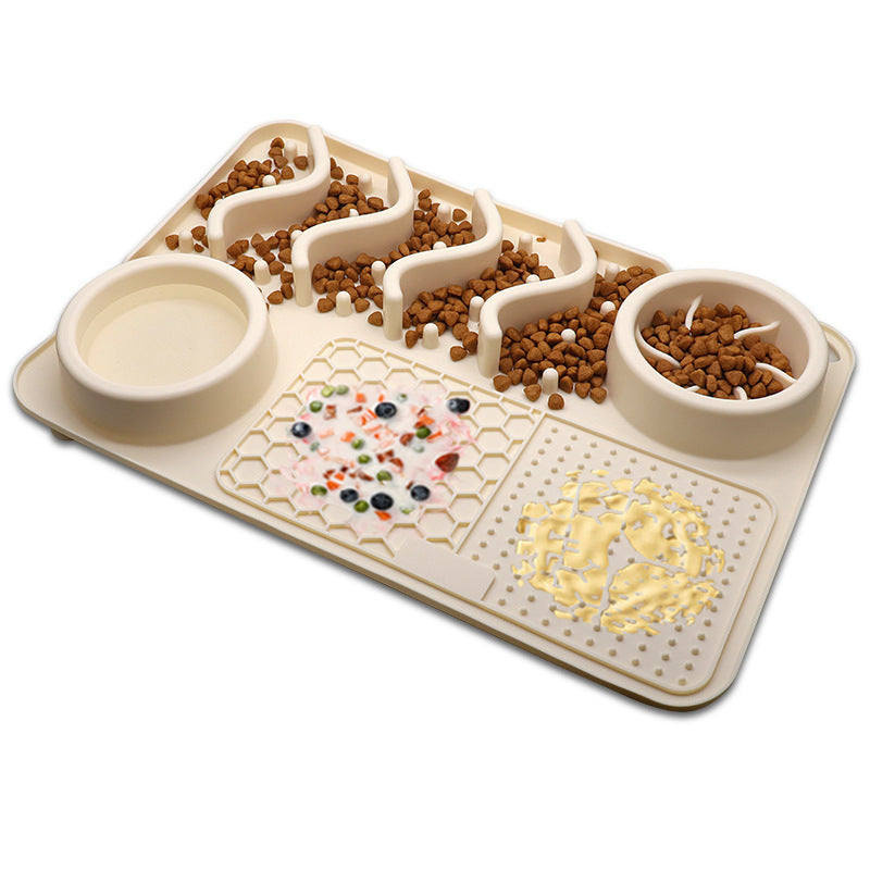 🦴 Silikon-Leckmatte für Hunde & Katzen – Slow Feeder