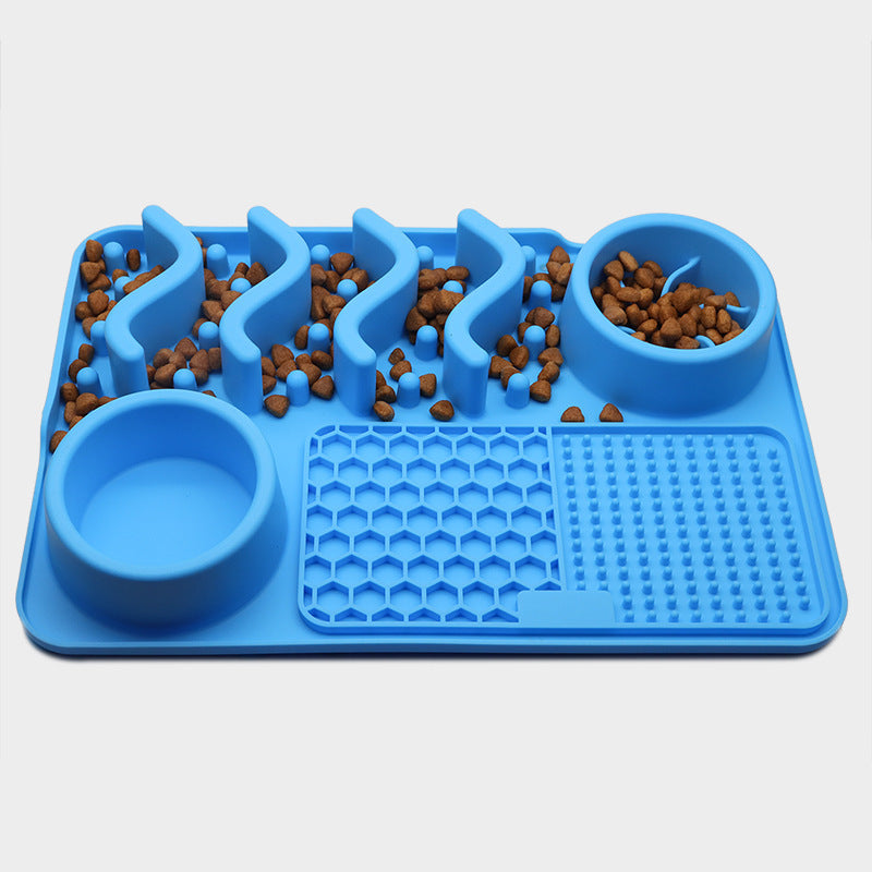 🦴 Silikon-Leckmatte für Hunde & Katzen – Slow Feeder