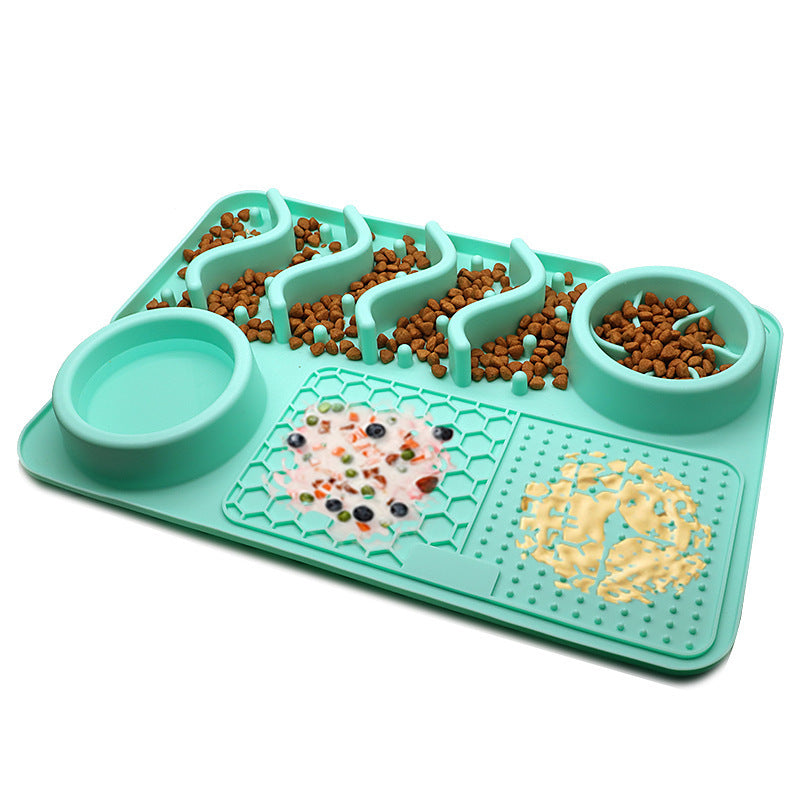 🦴 Silikon-Leckmatte für Hunde & Katzen – Slow Feeder