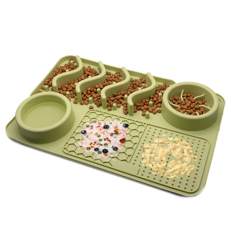 🦴 Silikon-Leckmatte für Hunde & Katzen – Slow Feeder