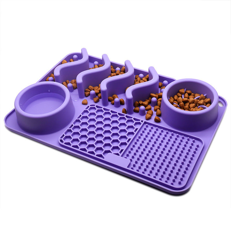 🦴 Silikon-Leckmatte für Hunde & Katzen – Slow Feeder