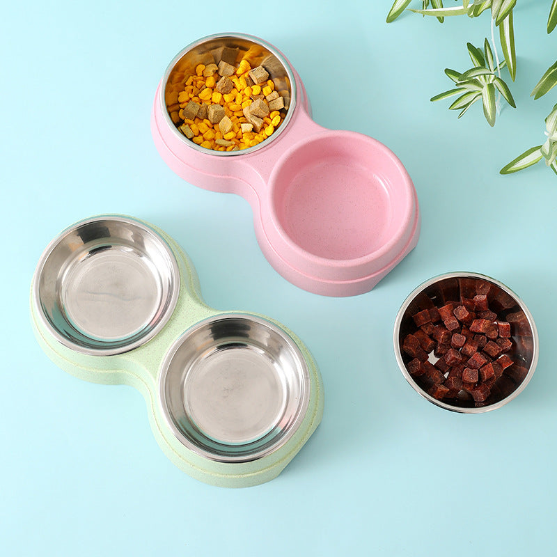 🥣 Doppelnapf für Hunde & Katzen – Futter & Wasser gleichzeitig
